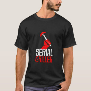 Camiseta Churrasqueiro Serial, Churrasqueira Engraçada de F