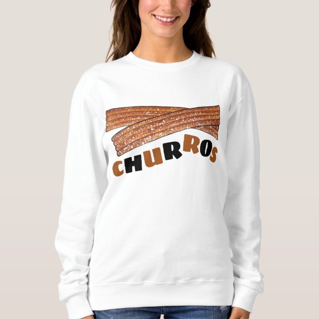 Camiseta Churro Churros Portugal Floricultura Espanhola (Frente)