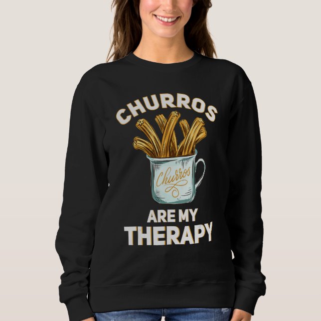 Camiseta Churros are my Therapy  Churro Pastry (Frente)