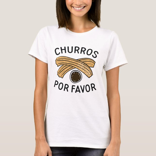 Camiseta Churros Por Favor (Frente)