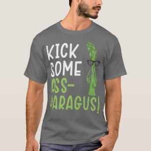 Camiseta Chutar alguns espargos espargos vegetais