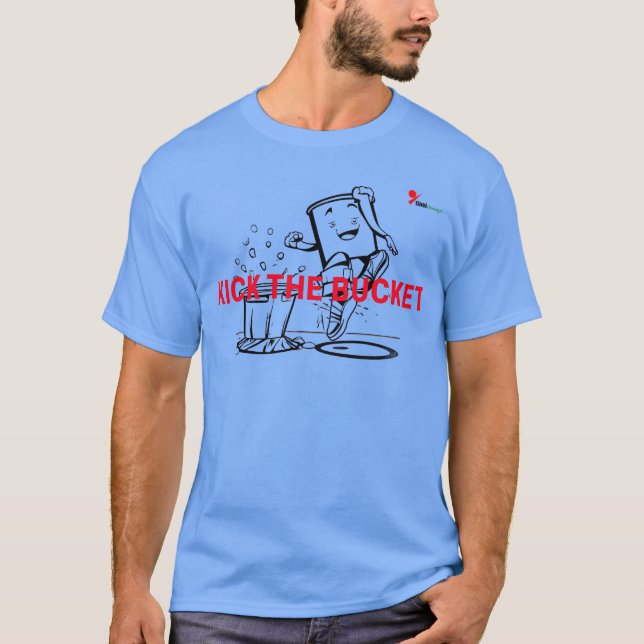 Camiseta "Chutar o Balde" | Gráfico de Expressão I (Frente)