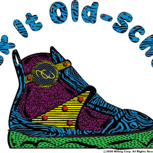 Camiseta Chute ao Estilo Antigo Tênis Colorido Retro dos An