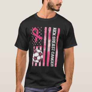 Camiseta Chute Cancer de Mama Sensibilização Futebol Rosa F
