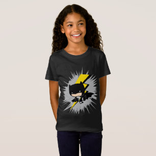 Camiseta Chute de Relâmpago Chibi Batman