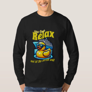 Camiseta Chute Para Trás Deixar O Mundo Esperar A Caça Ao P