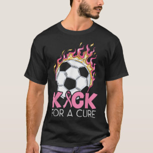 Camiseta Chute Para Um Awaren Cancer De Jogador De Futebol 
