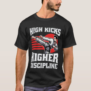 Camiseta Chutes Altos Clássicos Disciplina Superior Karate 