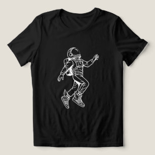 Camiseta Chutes Espaciais: Voo do Astronauta Alado
