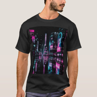 Camiseta Chuva ciberpunk