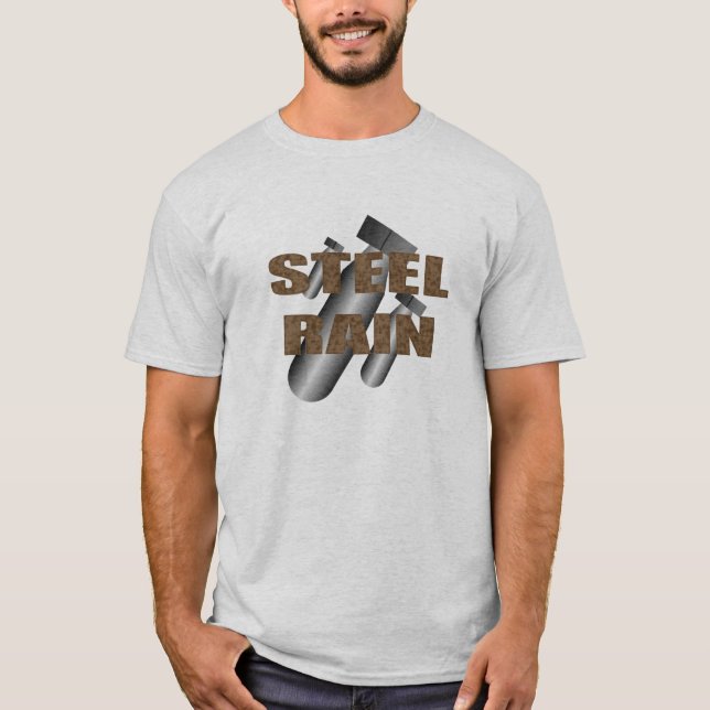 Camiseta Chuva de aço (Frente)