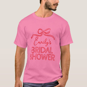 Camiseta Chuva de arroz caprichosa coquete laço amarrando n