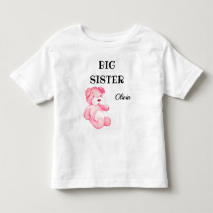 Camiseta Chuva de Bebê Menina Irmã Mais Velha Crianças-Juve