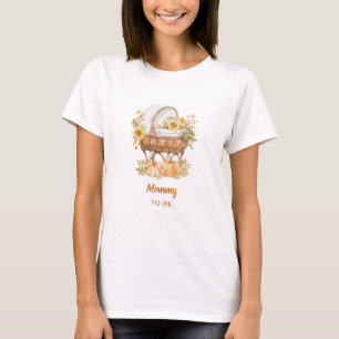 Camiseta Chuva de Bebê Neutra de Abóbora de Outono