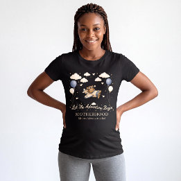 Camiseta Chuva de Bebê Urso Voador Aventura Maternidade