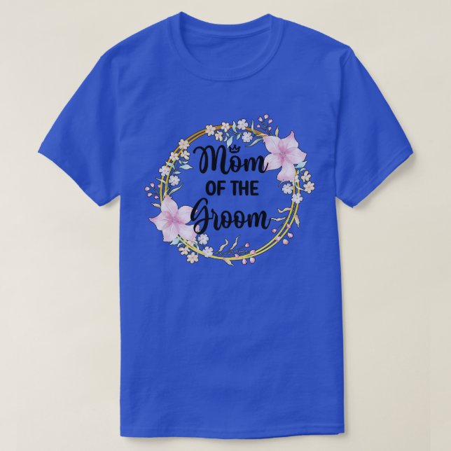 Camiseta Chuva De Presentes Para A Mãe Do Noivo Dia Do Casa (Frente do Design)