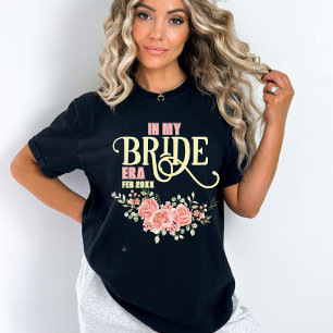 Camiseta Chuva de Presentes para a Noiva Floral