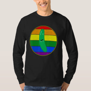 Camiseta Chuva do Orgulho Lgbtq do Pepino Cubo Vegetal gay