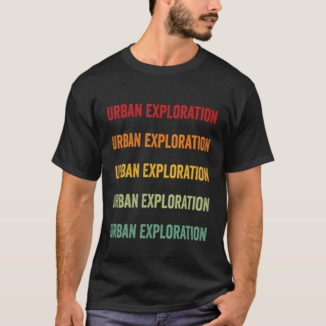 Camiseta Chuva Hobbista de Exploração Urbana (Frente)