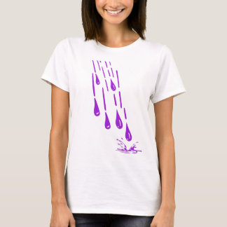 Camiseta Chuva roxa