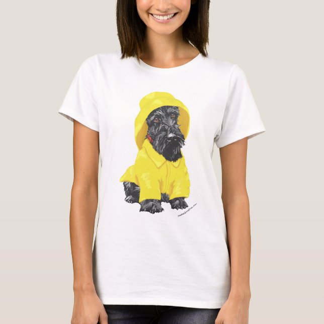 Camiseta Chuvas de Abril Scottish Terrier (Frente)
