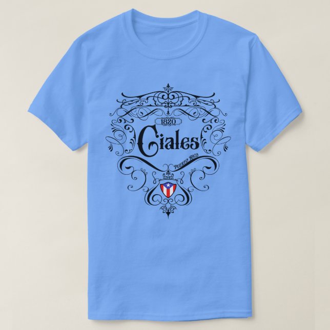 Camiseta Ciales Vintage design 1 (Frente do Design)