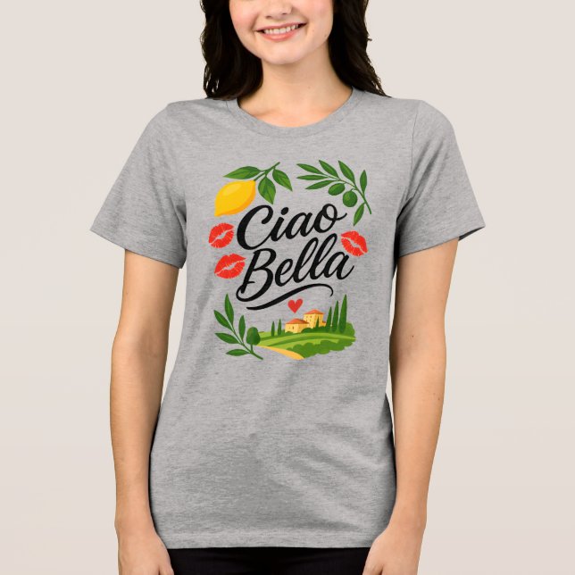 Camiseta Ciao Bella Italiana (Frente)