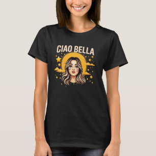 Camiseta Ciao Bella Vespa Menina italiana