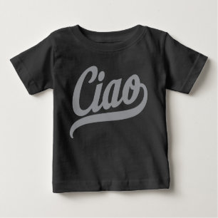 Camiseta Ciao Script (Cinzas)