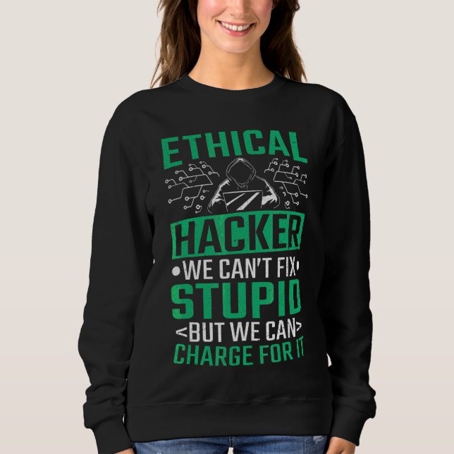 Camiseta Cibersegurança do Hacker Computer Code Ético Hacke (Frente)