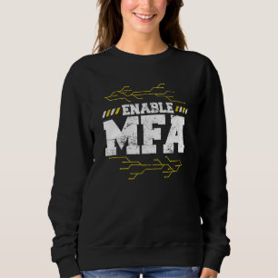 Camiseta Cibersegurança Segurança Cibernética MFA Hacker Pe