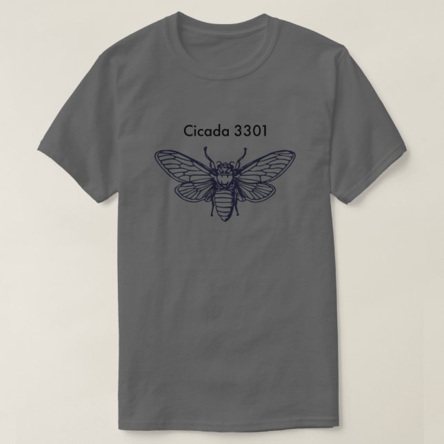 CAMISETA CICADA 3301 (Frente do Design)