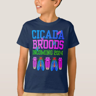 Camiseta CICADA BROODS INVENTANDO 2024 Kids Divertidos