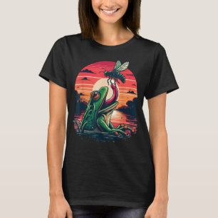 Camiseta Cicada Comeback Tour Engraçado Sapo Capturando Cic