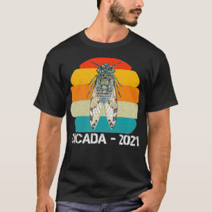 Camiseta Cicada Engraçado Insetos Adultos do Povoamento 202
