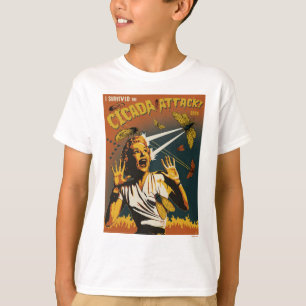 Camiseta Cicada Gritando Lady 2024