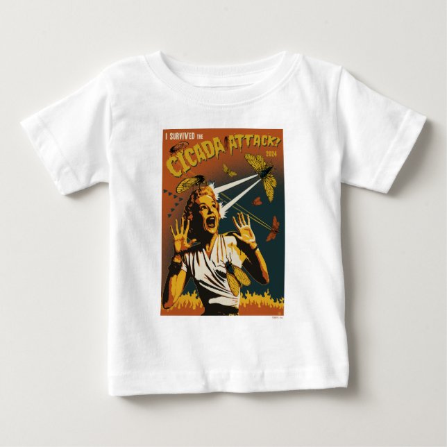 Camiseta Cicada Gritando Senhora 2024 (Frente)
