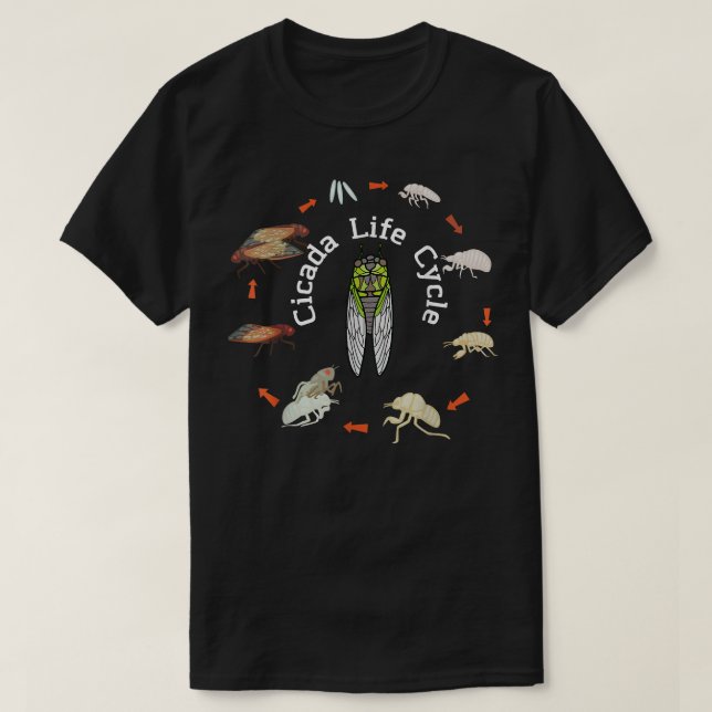 Camiseta Cicada Insect Cicada Cicada Cicada Cicada Cicada X (Frente do Design)