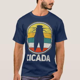 Camiseta Cicada Insect Entomologista Vintage