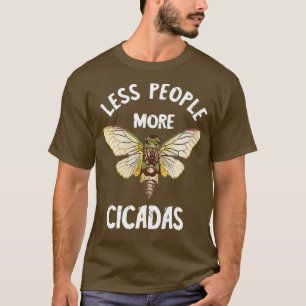 Camiseta Cicada Invasão de enxame Magicada Insetos de Brood