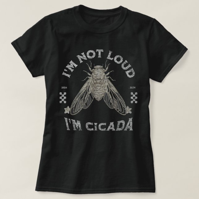 Camiseta Cicada Não Sou Louca Im Cicada (Frente do Design)