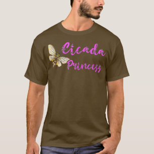 Camiseta Cicada Princesa Magicada Invasão de Insetos de Tr