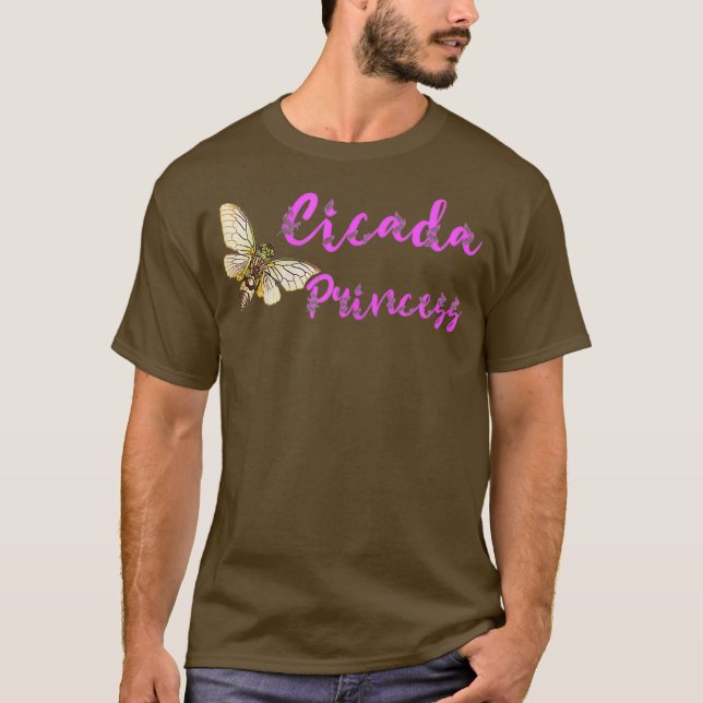 Camiseta Cicada Princesa Magicada Invasão de Insetos de Tro (Frente)