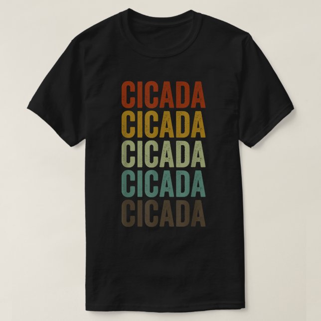 Camiseta Cicada Retro (Frente do Design)