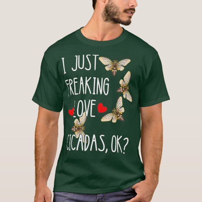 Camiseta Cicada Trombose Lover Magicada Inseto de Brood (Frente)
