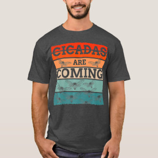 Camiseta Cicadas estão chegando do enxame Brood X 2021, usa