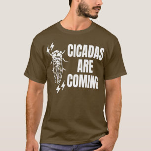Camiseta Cicadas Estão Vindo Entomologia