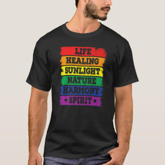 Camiseta Cicatrização da vida Espírito de Harmonia Natural 
