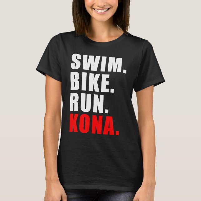 CAMISETA CICLAGEM DE NADAÇÃO EM KONA 2023 TRIATLETE MENS (Frente)