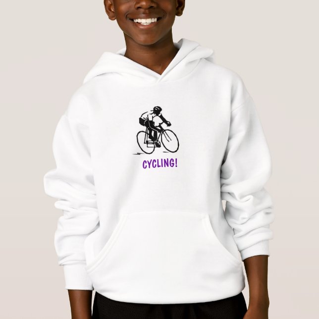 Camiseta CICLAGEM! Hoodie do garoto (Frente)